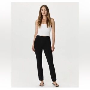 Quince Ultra-Stretch Ponte Straight Leg Pant Black Large Tall